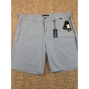 Travis Mathew Men's Beck Performance Golf Chino Shorts Size 40 Blue NWT